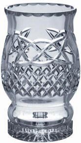 Galway Claddagh Friendship Stemware Pillar Hurricane Lamp