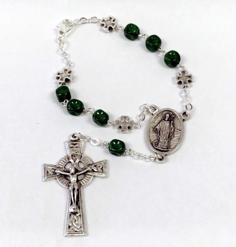 Catholic 7mm Irish Auto Rosary Carded 7mm Irish Auto Rosary/carded 