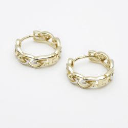 10 Karat White Gold Celtic Earrings