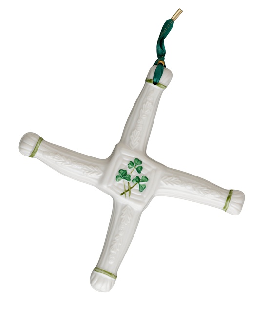 Belleek Saint Brigid Wall Day Cross