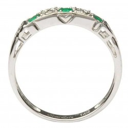 Five Stone Diamond set Celtic I Love You Eternity styled Ring - Irish  Jewelry, Irish Store, Tipperary Irish Importer