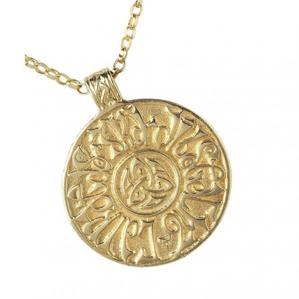 14kt Gold Vermeil Mother of Pearl Celtic Necklace - Irish Jewelry | Irish  Store | Tipperary Irish Importer | Celtic Jeweler