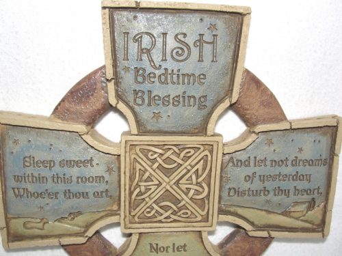 Khaki Tan, 10 x 14 x 1 Irish Welcome Claddagh Wall Plaque Abbey Gift Abbey & CA Gift Inches 