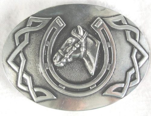 pewter buckle